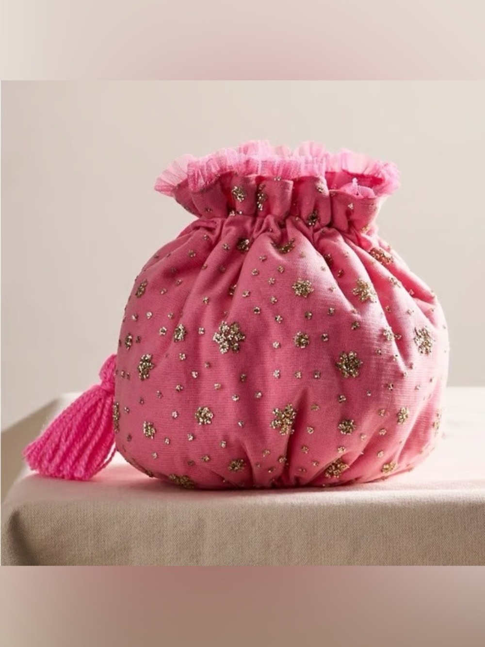 Free People Seasons Sparkle Mini Gift Sack